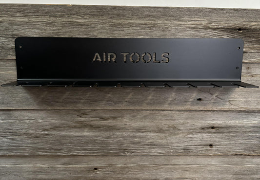 10 Slot Air Tool Metal Wall Holder Organizer