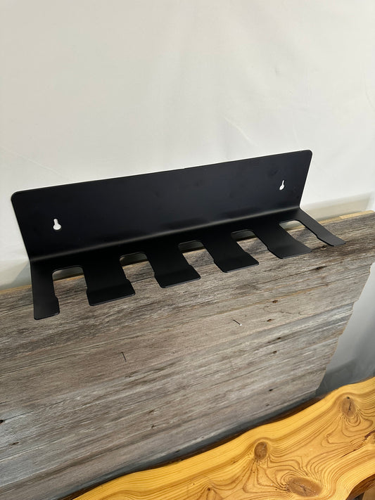 5 Slot Power Tool Metal Wall Holder Organizer