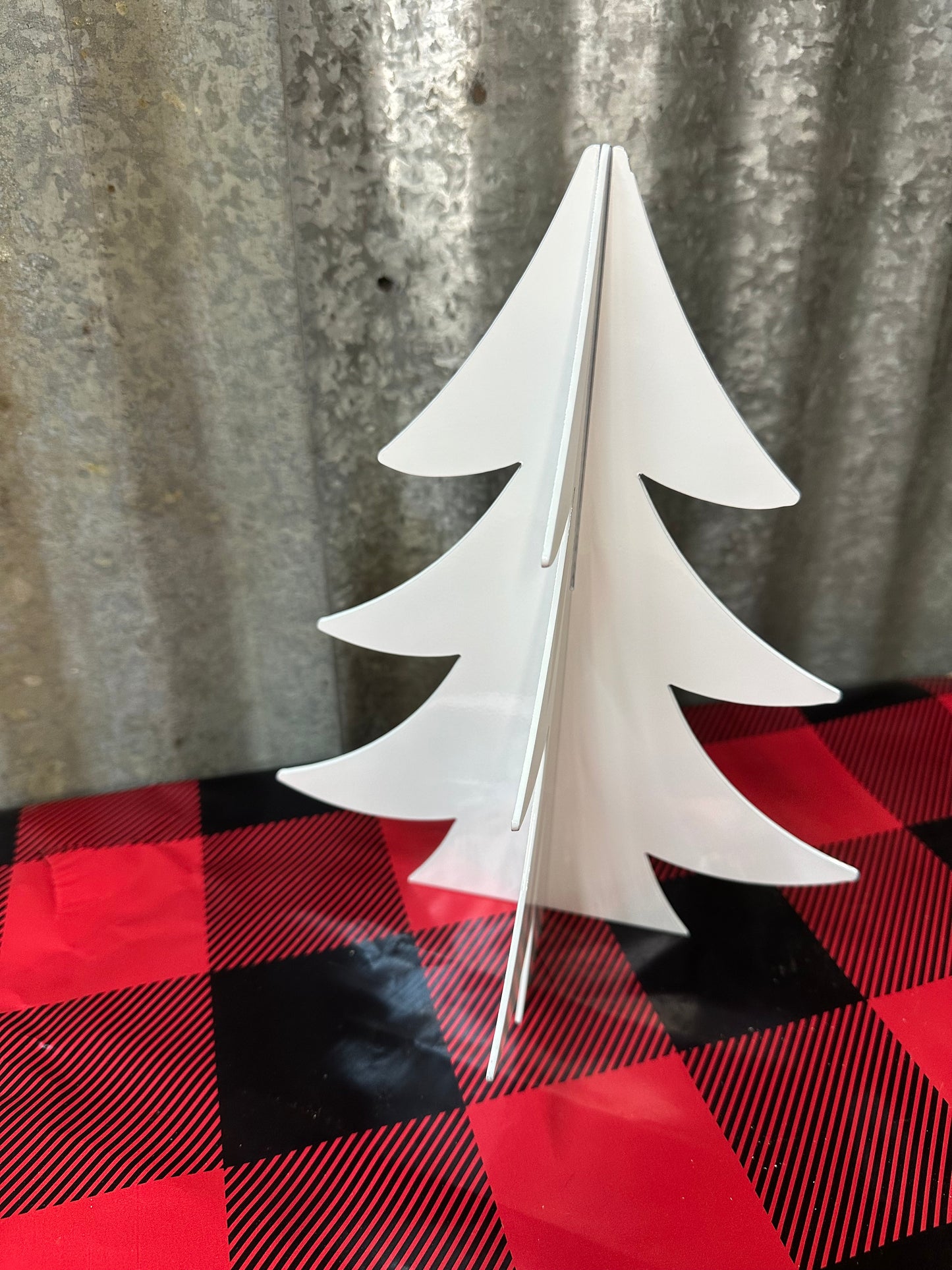 3D Metal Christmas Tree Decoration
