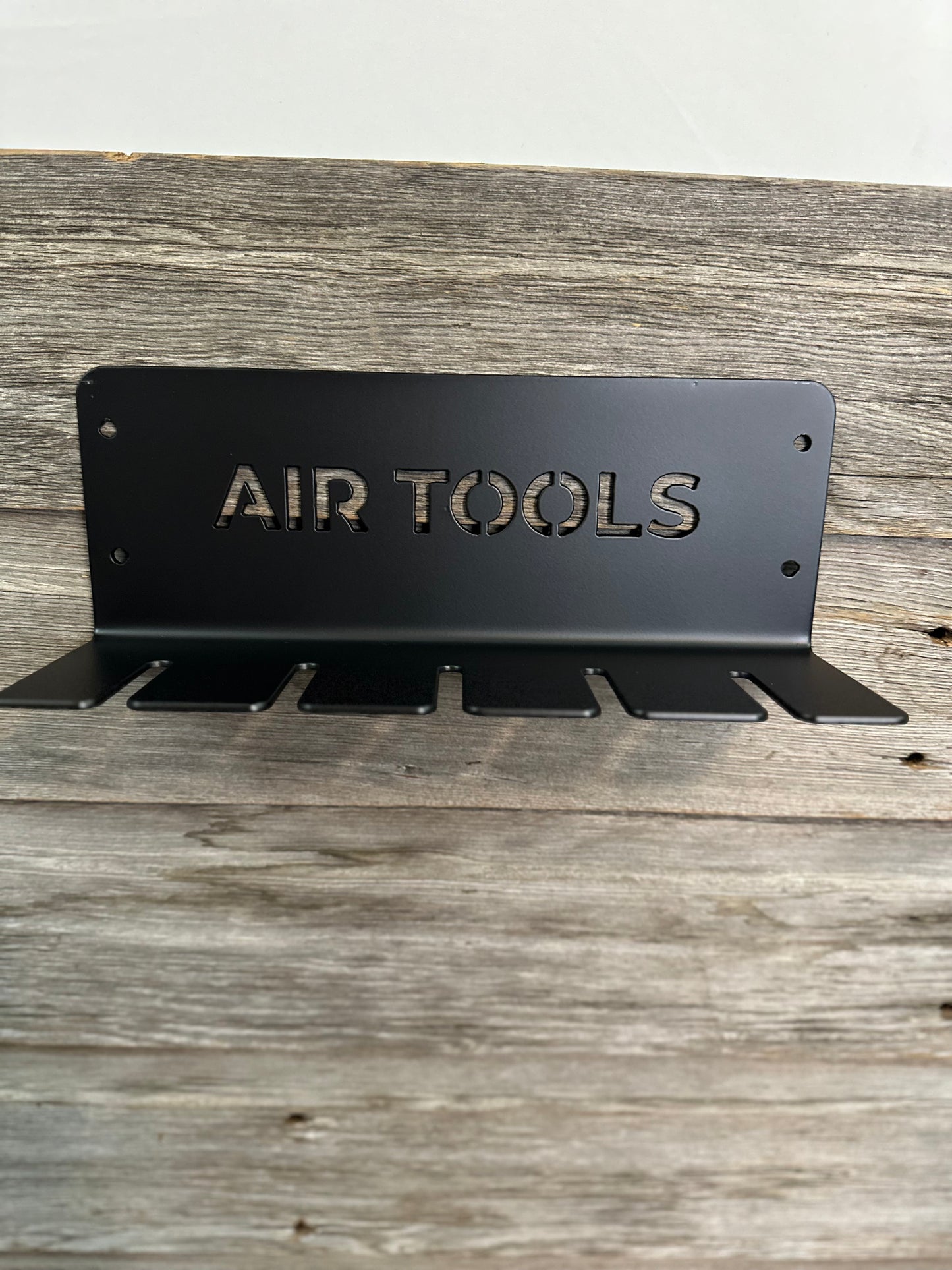 5 Slot Air Tool Metal Wall Holder Organizer