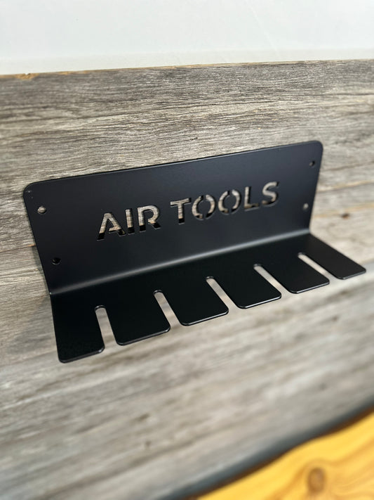 5 Slot Air Tool Metal Wall Holder Organizer