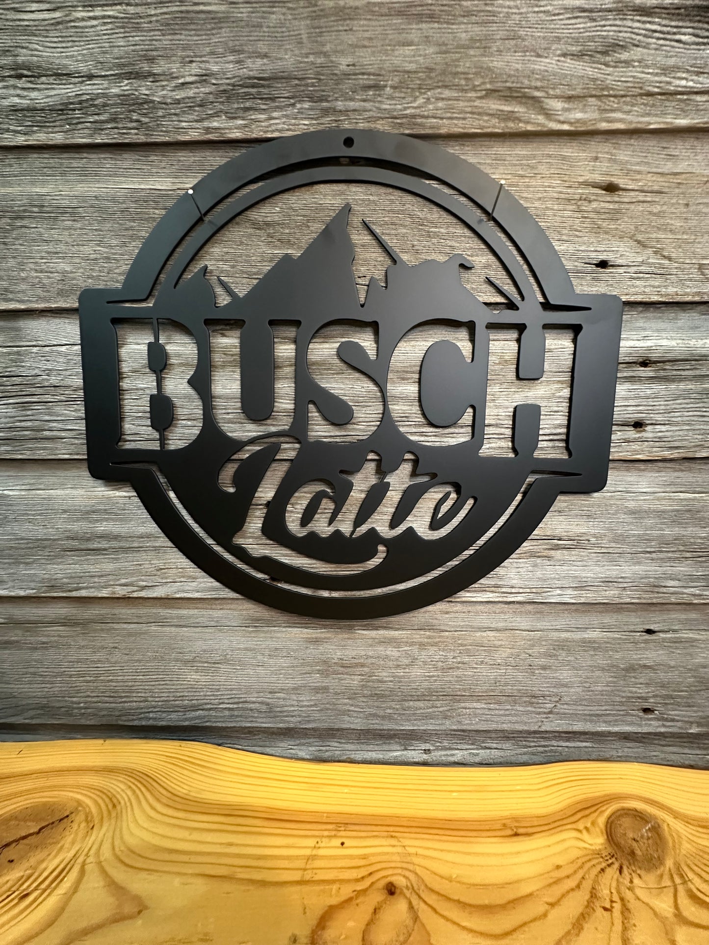Busch Latte Beer Metal Wall Art