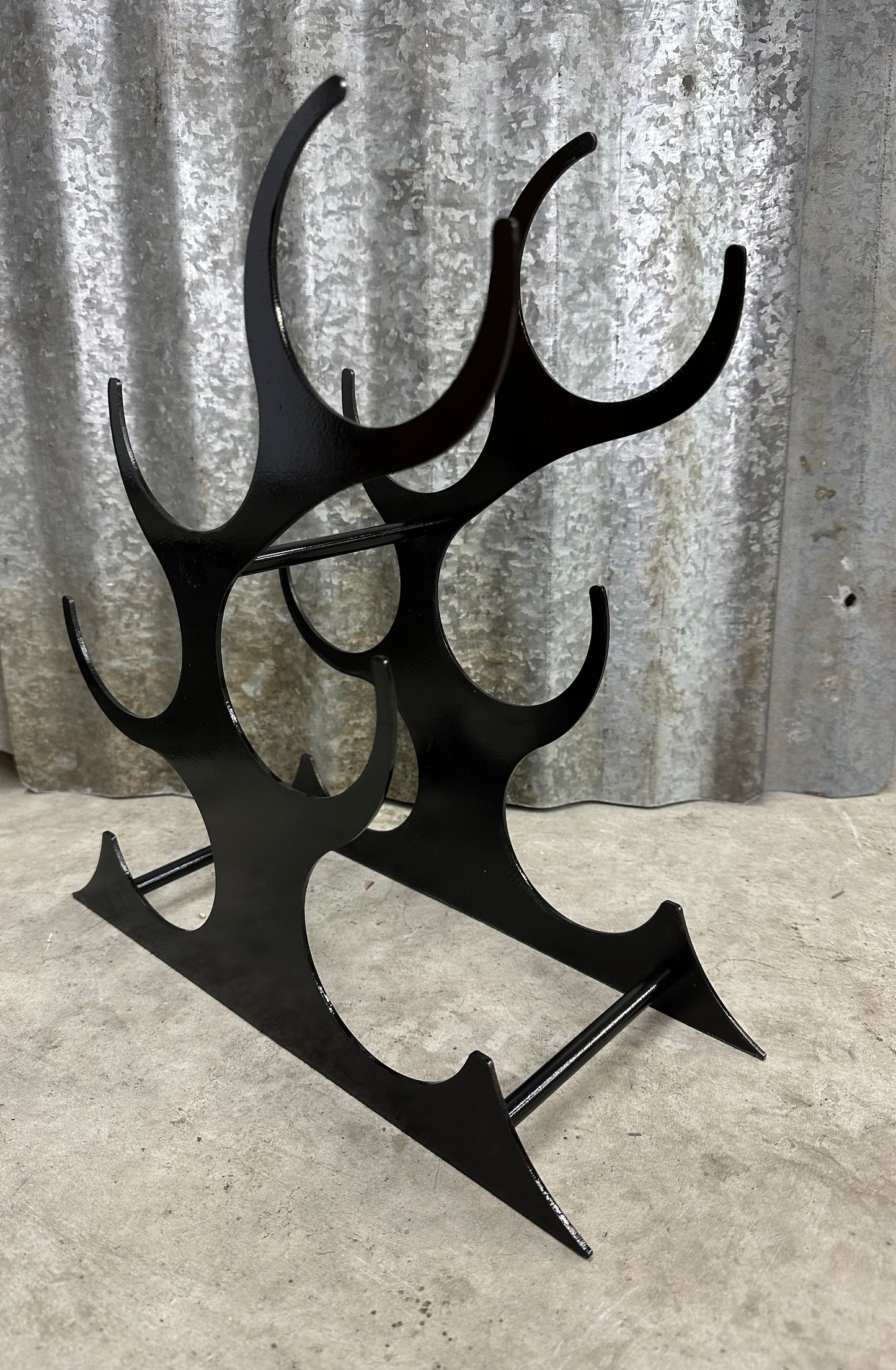 6 Bottle Metal Wine Rack