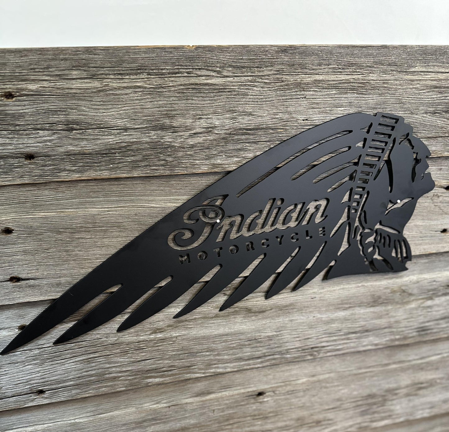 Indian Motorcycle Metal Wall Art