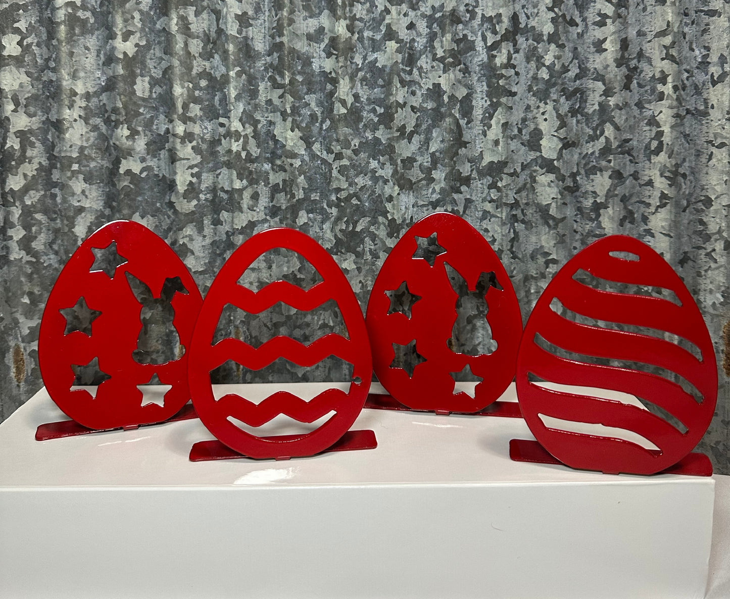 3D Metal Easter Egg Decorations