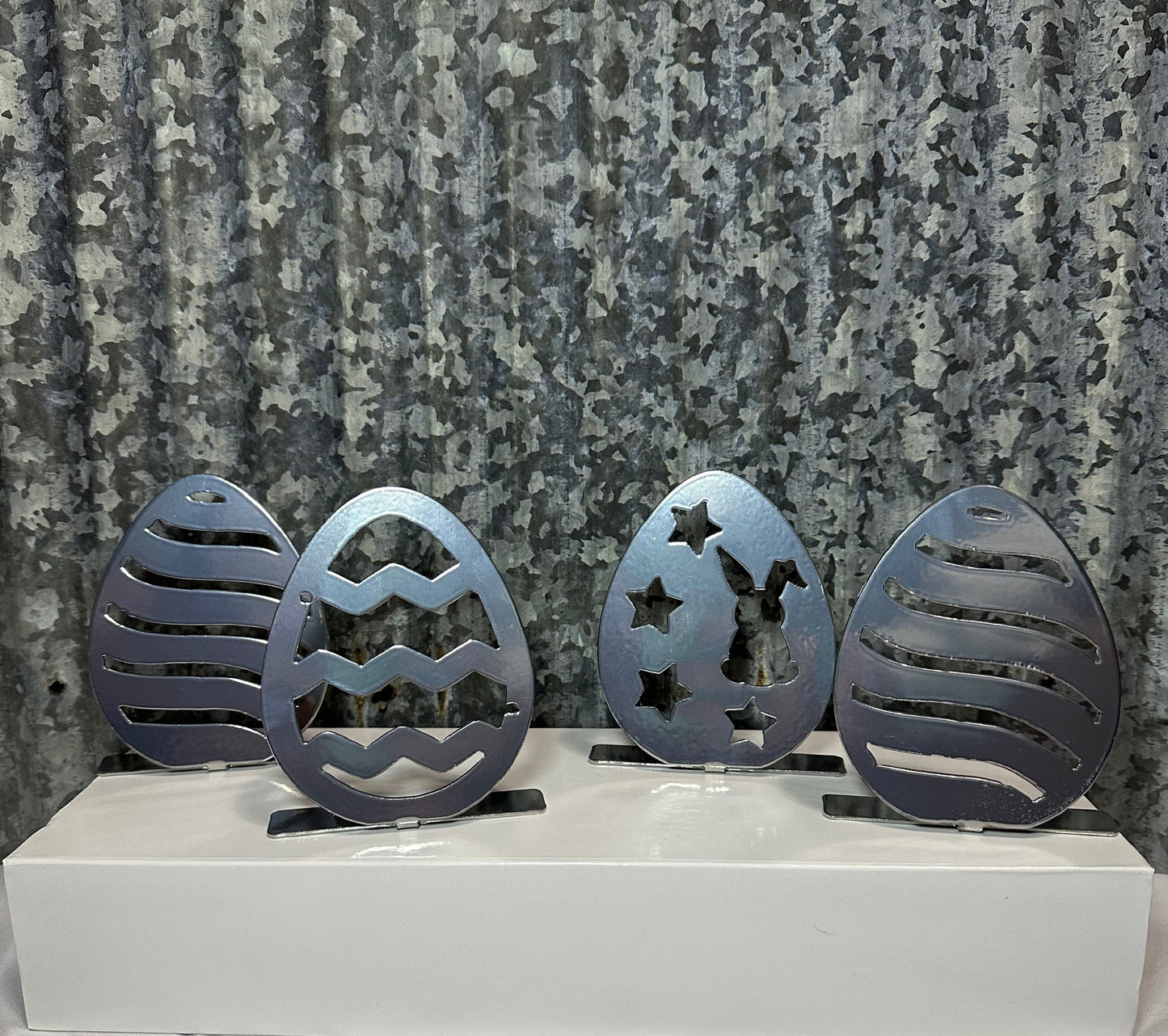 3D Metal Easter Egg Decorations