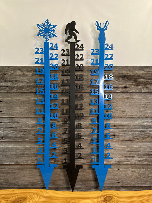 Metal Outdoor Snow Depth Gauge