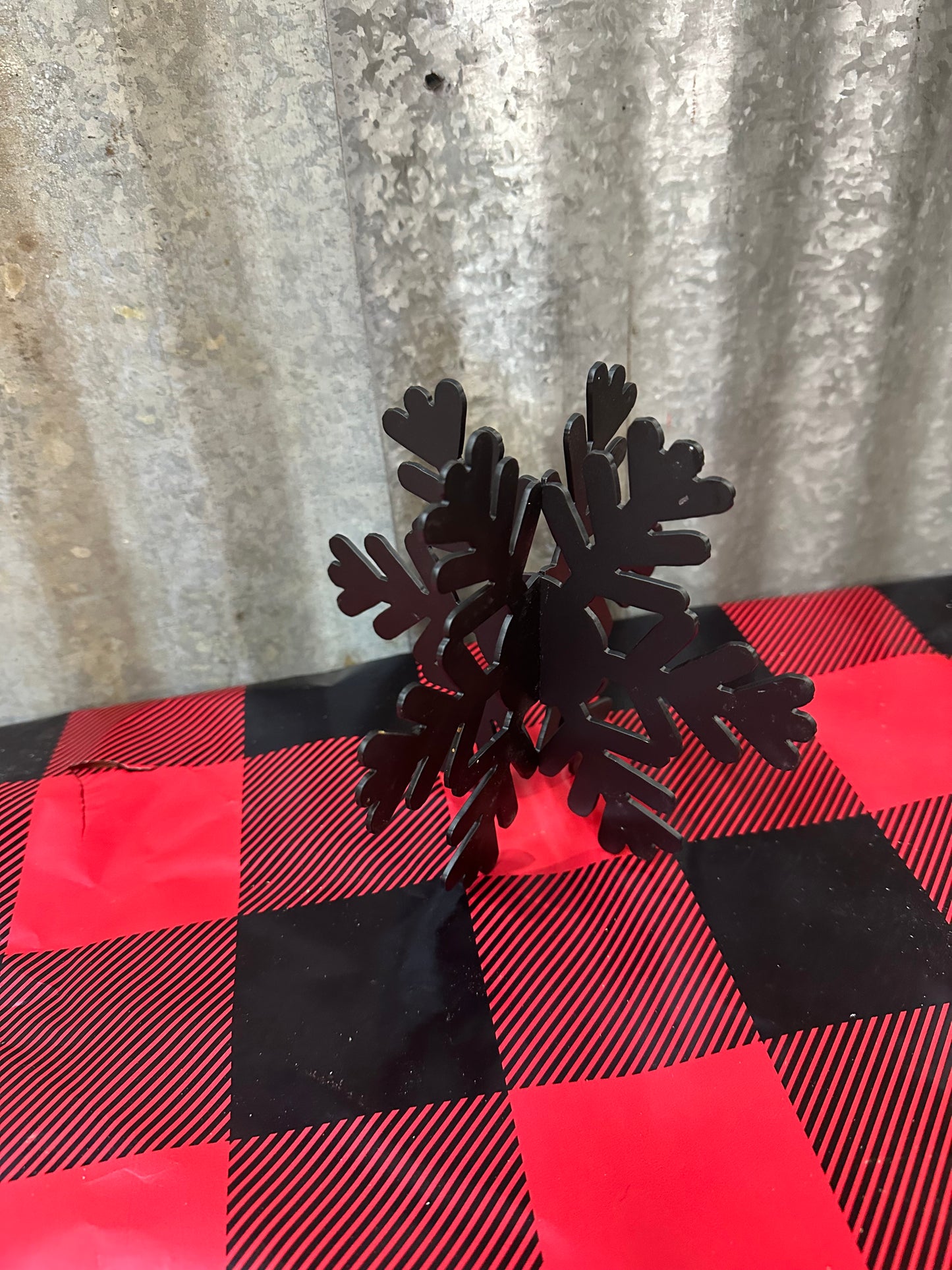 3D Snowflake Holiday Decor