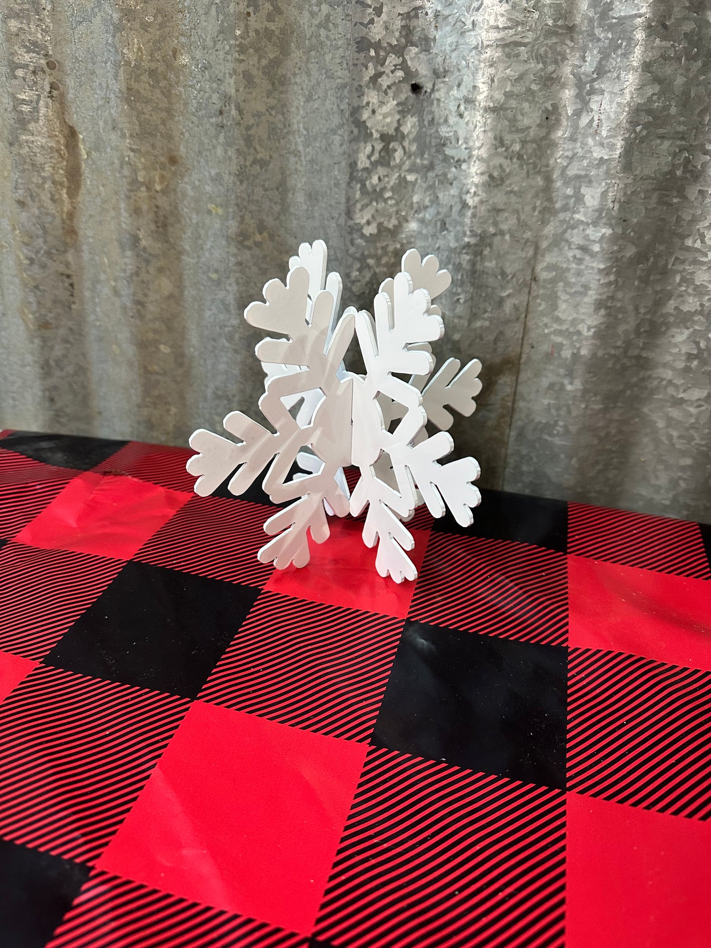 3D Snowflake Holiday Decor
