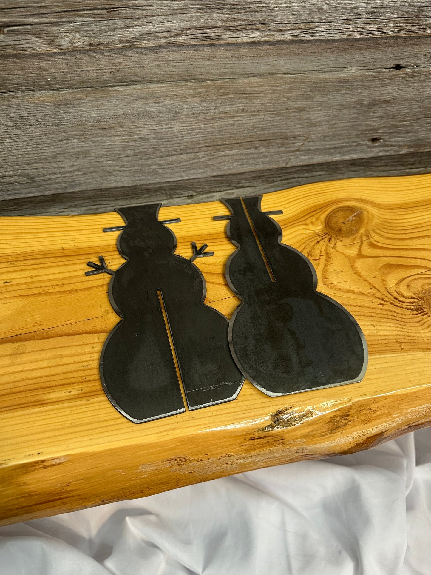 3D Snowman Holiday Metal Decor