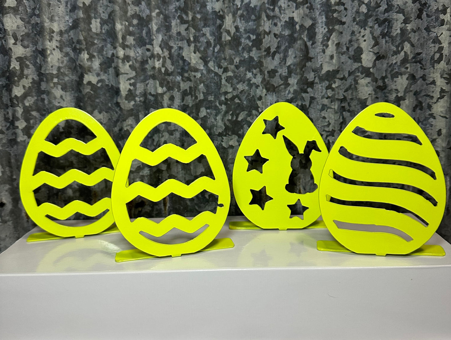 3D Metal Easter Egg Decorations