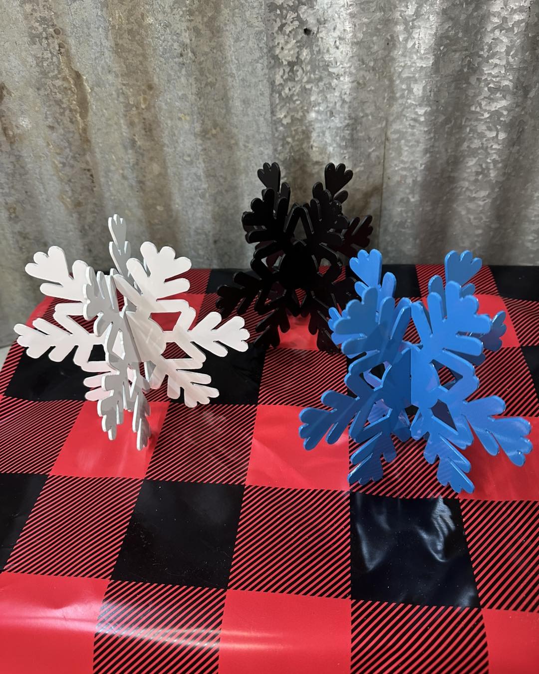 3D Snowflake Holiday Decor