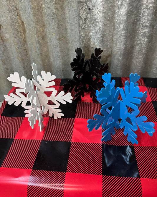 3D Snowflake Holiday Decor